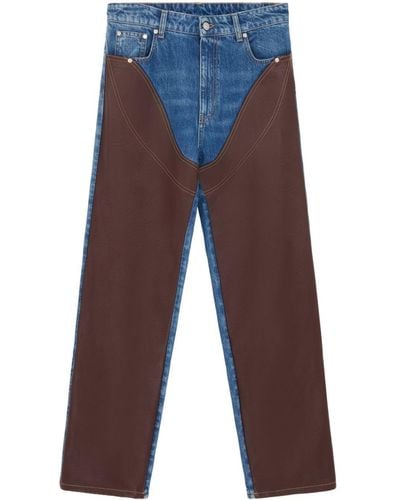 Stella McCartney Panelled Straight-leg Jeans - Blue