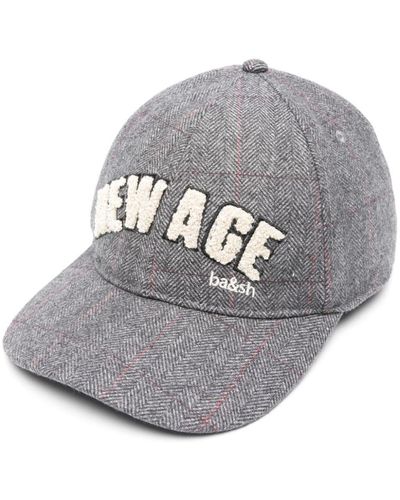 Ba&sh Haxelle Logo-embroidered Baseball Cap - Grey