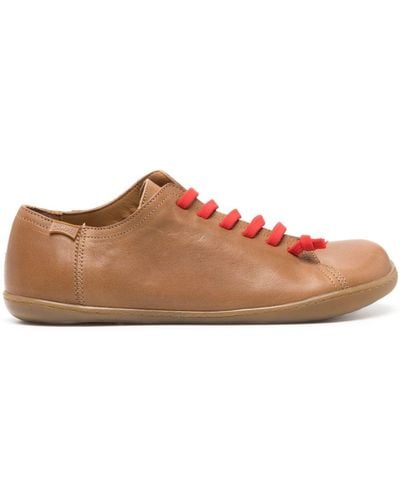 Camper Peu Cami Lace-up Trainers - Brown
