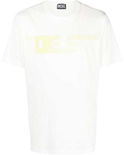DIESEL T-shirt Met Logoprint - Wit