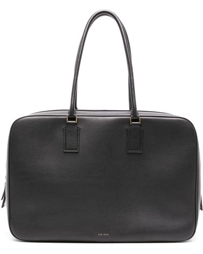 The Row Domino Leather Tote Bag - Zwart