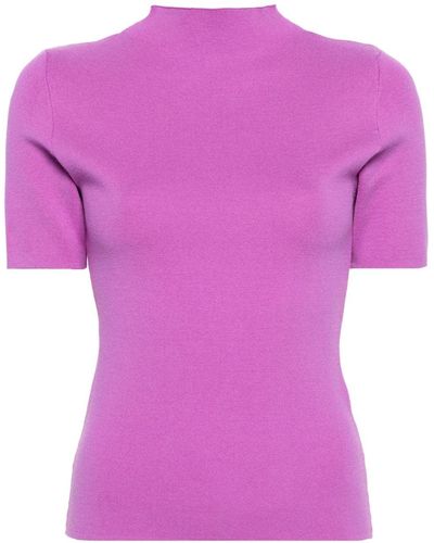 Essentiel Antwerp Frigobar Short-sleeve Sweater - Pink
