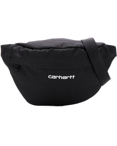 Carhartt Logo Embroidered Belt Bag - ブラック