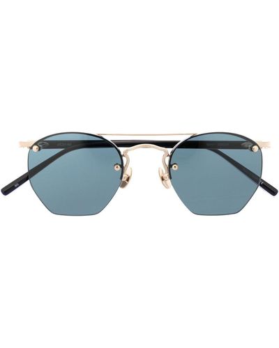 Matsuda Rimless Blue-tinted Sunglasses
