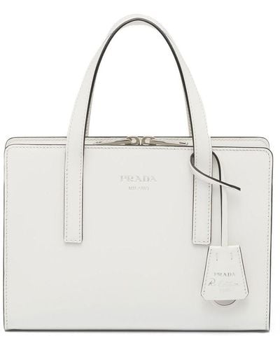 Prada Re-edition 1995 Leather Bag - White