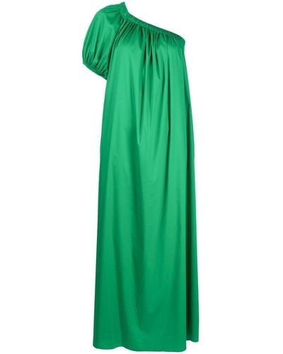 Diane von Furstenberg Robe longue Pasquale à design à une épaule - Vert