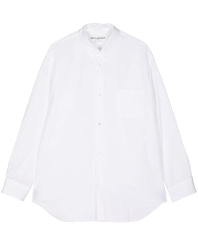 Junya Watanabe Long-sleeve cotton shirt - Bianco