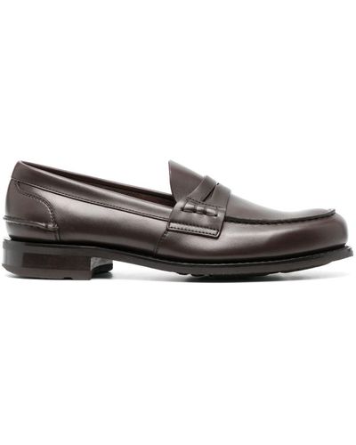 Church's Slip-on Leather Loafers - Gray