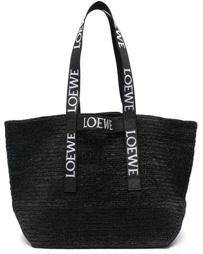 Loewe Fold Shopper トートバッグ - ブラック