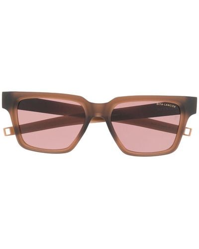 Dita Eyewear Frosted-effect Frame Sunglasses - Pink