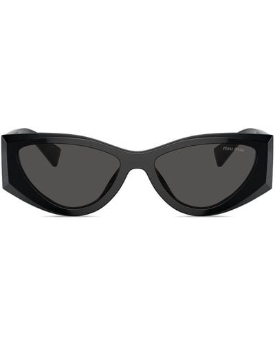 Miu Miu Cat-Eye-Sonnenbrille mit getönten Gläsern - Schwarz