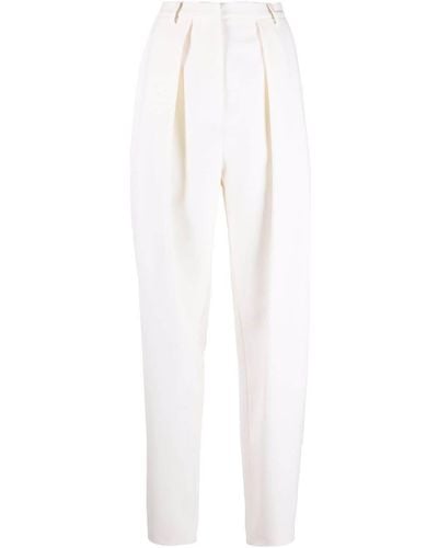 Magda Butrym Tapered High-waisted Pants - White