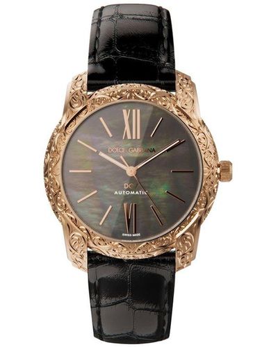 Dolce & Gabbana Reloj DG7 Gattopardo de 40mm - Negro