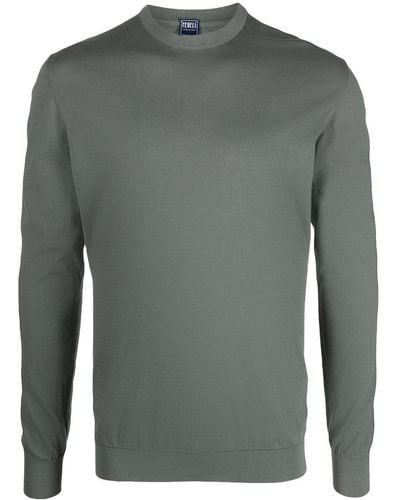 Fedeli Crew-neck Sweater - Grey