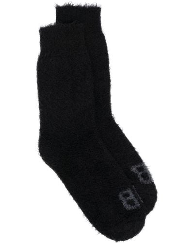 Balenciaga Bロゴ 靴下 - ブラック