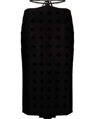 MISBHV Cut-out Pencil Skirt - Black