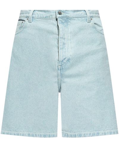 Nanushka Novan Jeans-Shorts - Blau
