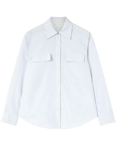 Palm Angels Light Cotton Shirt - White