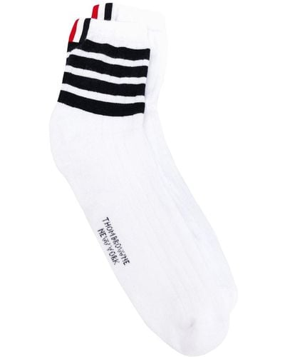 Thom Browne Socken mit Logo-Streifen - Mehrfarbig