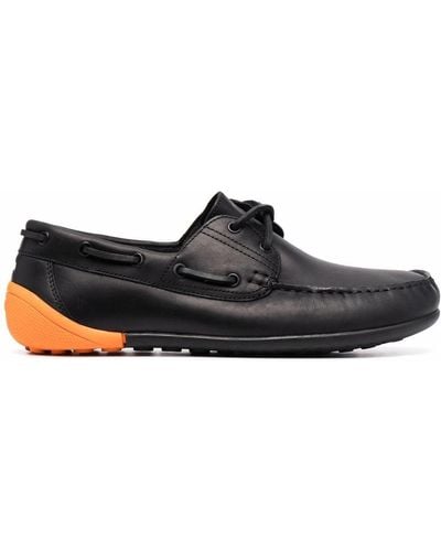 Camper Peu Circuit Boat Shoes - Black