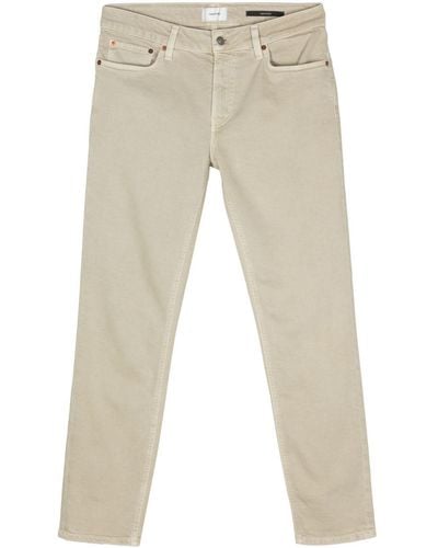 Haikure Cleveland Logo-patch Tapered Pants - Natural