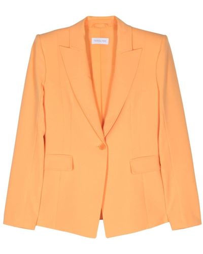 Patrizia Pepe Single-breasted Blazer - Orange