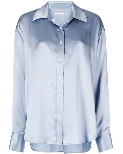 Alexander Wang Layered Shirt Clothing - Blue