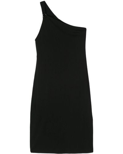 Filippa K Asymmetrische Midi-jurk - Zwart