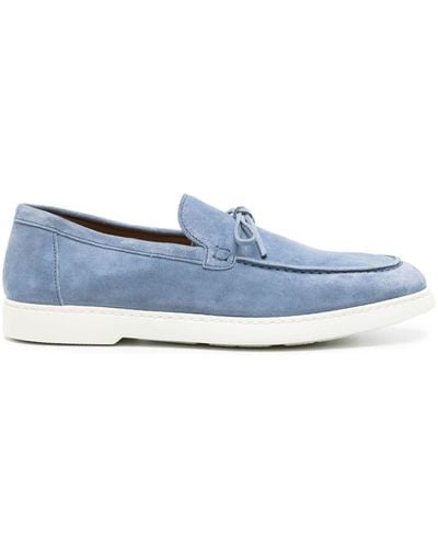 Doucal's Suède Loafers Met Veters - Blauw