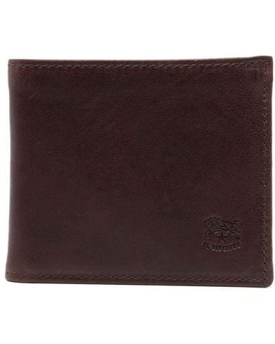 Il Bisonte Bi-fold Calf Leather Wallet - Brown