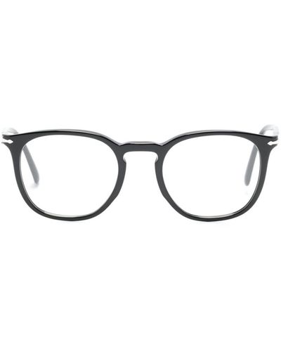 Persol 3318v スクエア眼鏡フレーム - ブラック