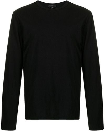 James Perse T-shirt Met Print - Zwart