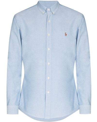 Polo Ralph Lauren Chemise Oxford en coton - Bleu