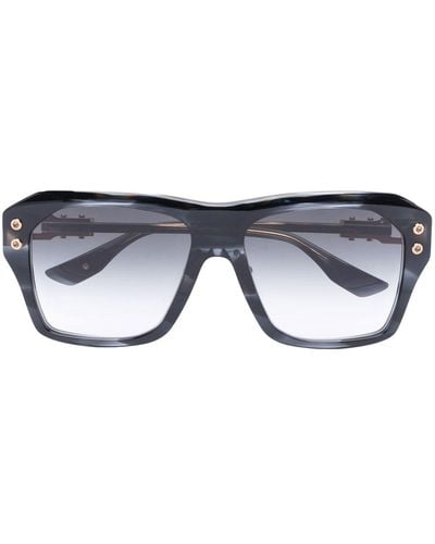 Dita Eyewear Eckige Sonnenbrille im Oversized-Look - Blau