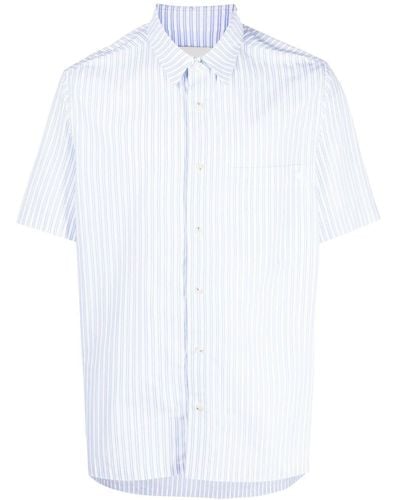 Nanushka ストライプ ショートスリーブシャツ - ホワイト