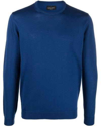 Blue Roberto Collina Sweaters and knitwear for Men | Lyst