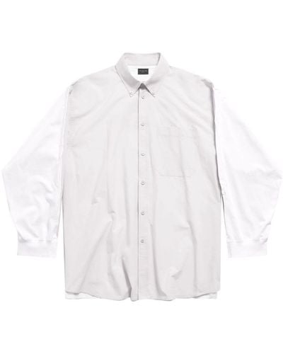 Balenciaga 3b Sports Icon Hybrid Shirt - White