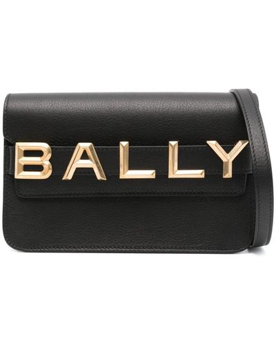 Bally Bolso con letras del logo - Negro