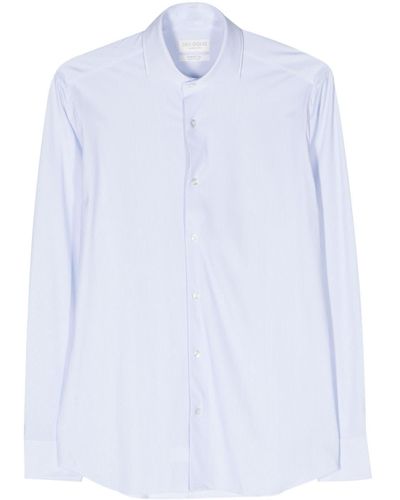 Dell'Oglio Camisa a rayas - Blanco