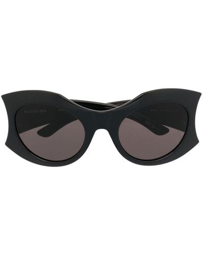 Balenciaga Occhiali da sole cat-eye Hourglass - Nero