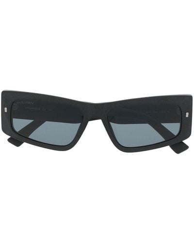 DSquared² Icon 0007/s Rectangle-frame Sunglasses - Black
