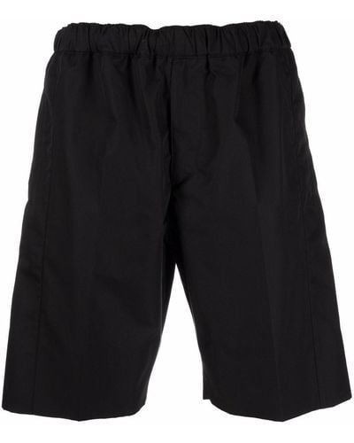 Alexander McQueen Cotton Bermuda Shorts - Black