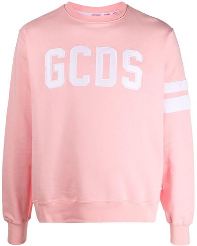 Gcds Sweater Met Logo - Roze