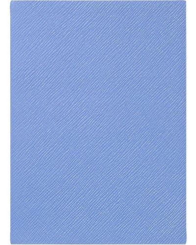 Smythson Quaderno Soho - Blu