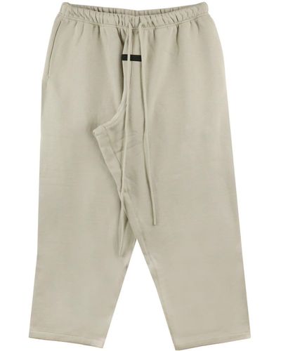Fear Of God Drawstring Cropped Track Trousers - White