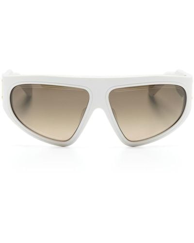BALMAIN EYEWEAR B-escape Oversize-frame Sunglasses - White