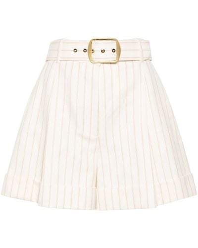 Zimmermann Short Shorts - White