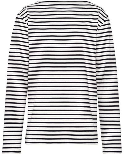 Prada Striped Long-sleeve T-shirt - Blue