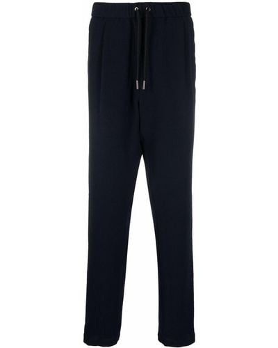 Giorgio Armani Pantalones de chándal con cordón - Azul