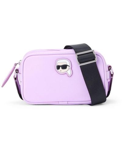 Karl Lagerfeld K/ikonik Camera Bag - Purple